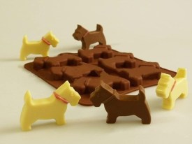 Molde silicona 6 perros rectos 